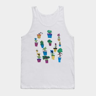 Plant doodles Tank Top